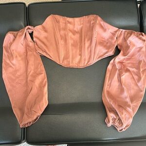 Corset Silk Shirt